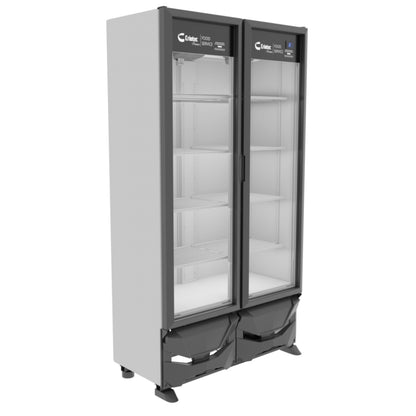 Criotec CFX-24 2P Refrigerador Doble Puerta De Cristal