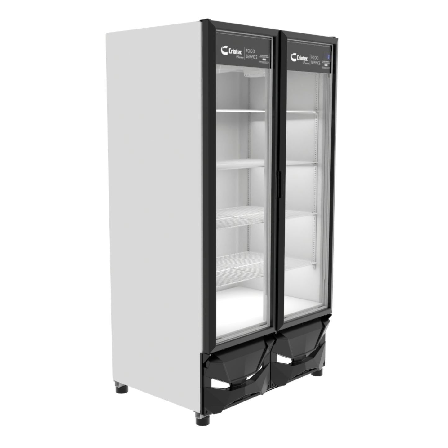 Criotec CFX-37 2P Refrigerador Doble Puerta De Cristal